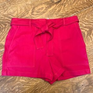 THE MARINA SHORT BY ANN TAYLOR Red Size 8